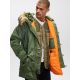  Аляска Slim Fit N-3B Parka Alpha Industries изображение 4 
