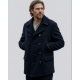  Морской бушлат Peacoat (Long)синий Foersverd изображение 2 